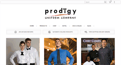 Desktop Screenshot of prodigyuniforms.com